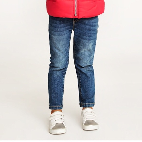 NWT Old Navy Skinny Pull-On Jeggings Denim Jeans Pants Toddler Girls 3T 4T 5T